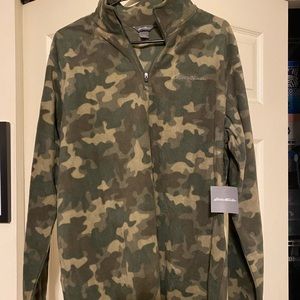 Eddie Bauer Camo Quarter-Zip Fleece